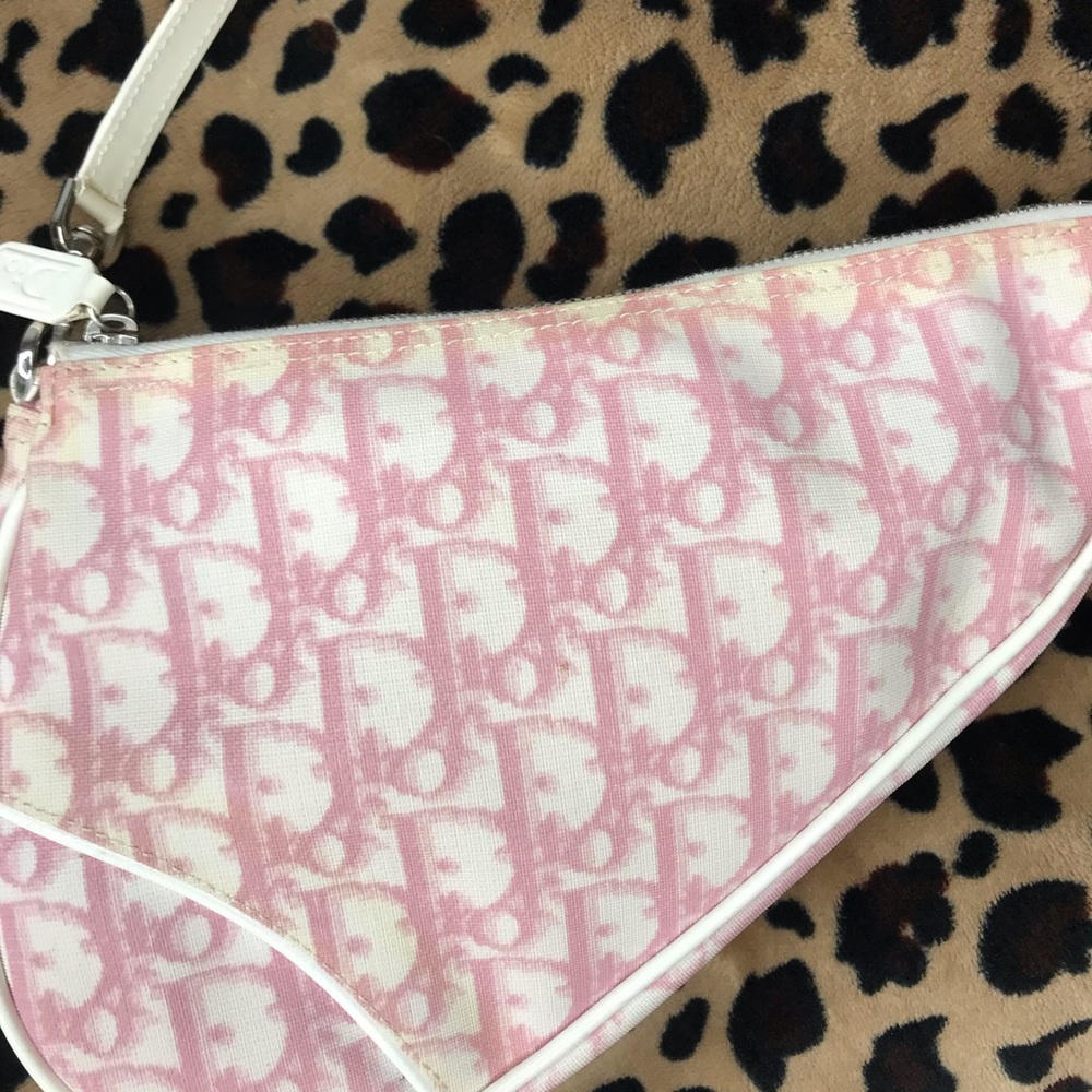 Vintage Dior Pink Saddle bag - Picture 4 of 6